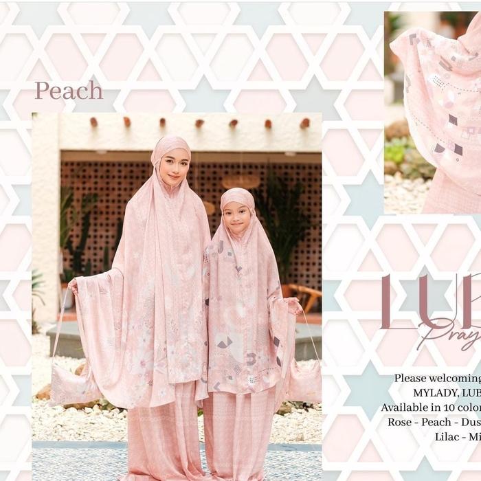 mukena / Prayer Robe seri Lubna Dewasa dan Anak by My Lady