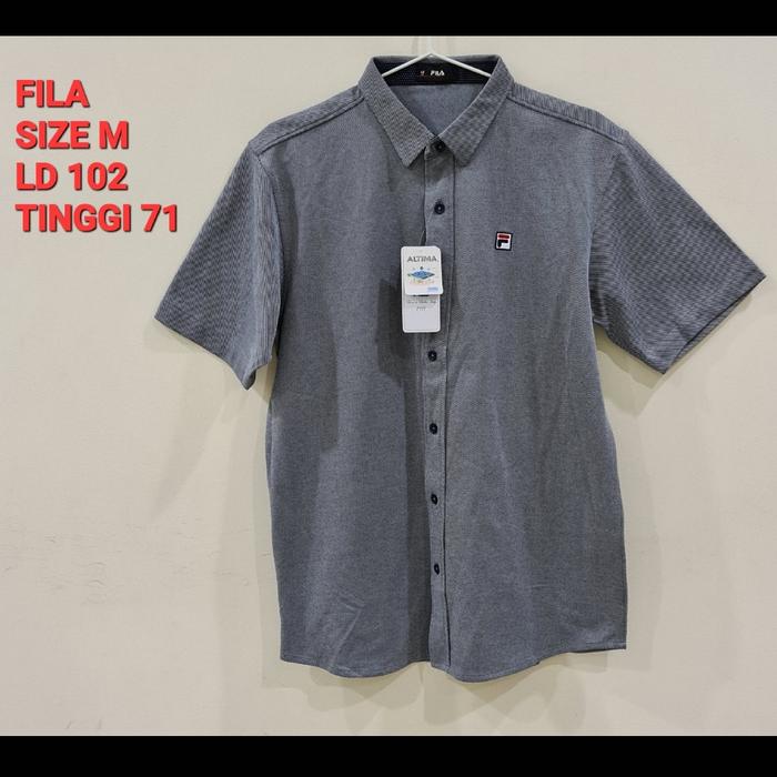 332. FILA Kemeja Pria Authentic With Ori Receipt SIZE M