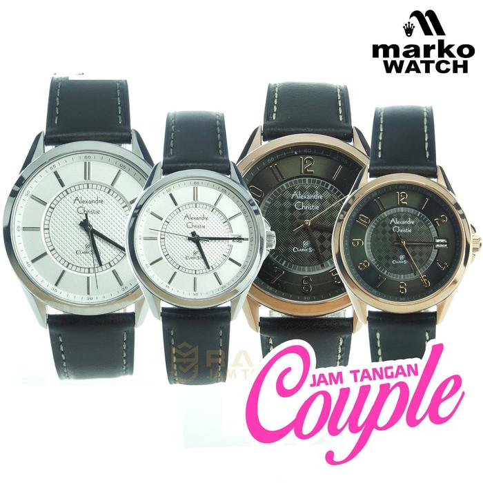 JAM TANGAN COUPLE ALEXANDRE CHRISTIE AC 8649MD / AC 8649LD ORIGINAL