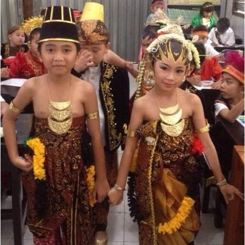 baju anak adat jawa dodot / baju pengantin dodot anak adat jawa