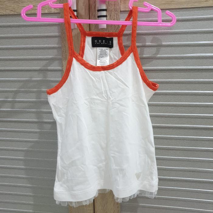 Preloved Branded Kids Tank Top, Guess size 3T