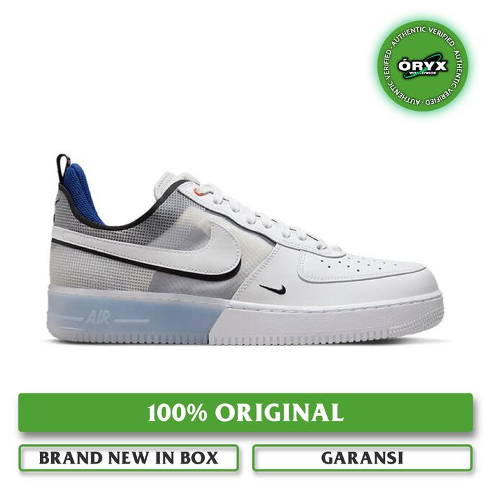 Nike Air Force 1 React White / White / Light Photo Blue