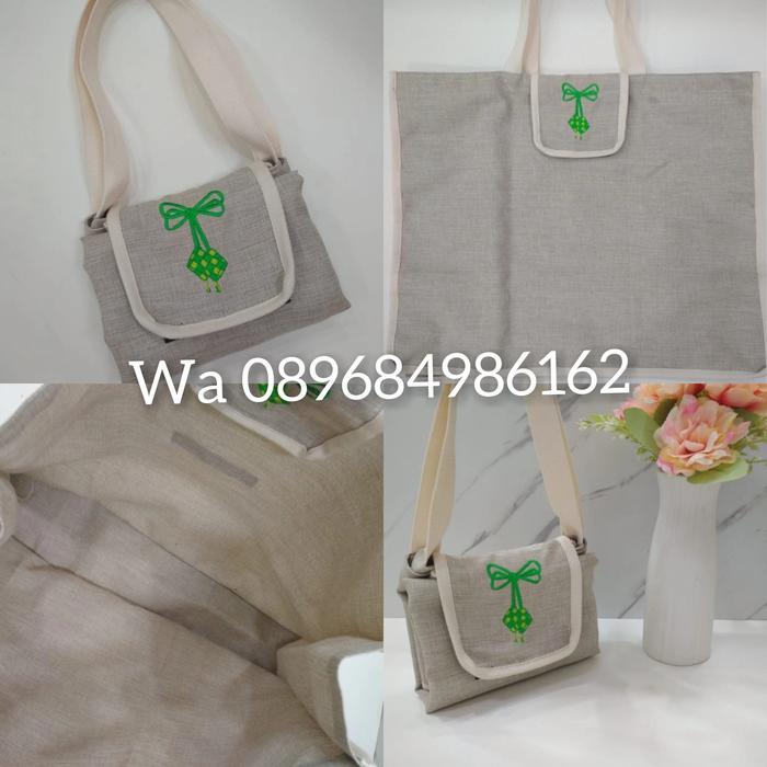 foldable bag/foldable grocery bag/shopping bag/tas belanjaan custom