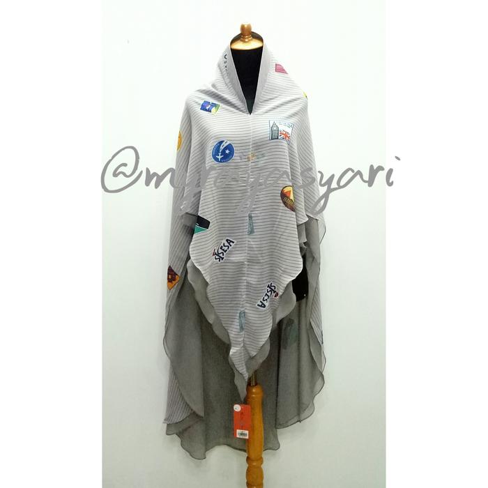 khimar  Syari sisesa hallmark #5 grey