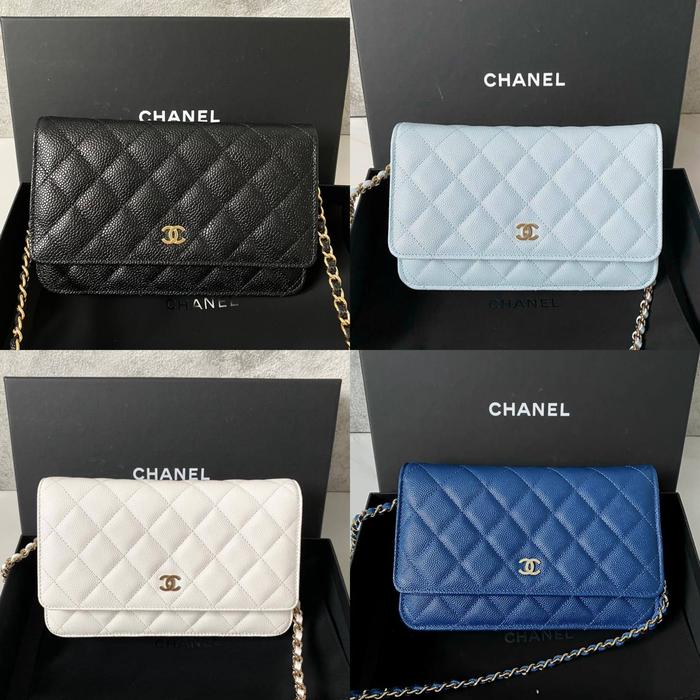 Chanel Wallet on Chain WOC Caviar GHW