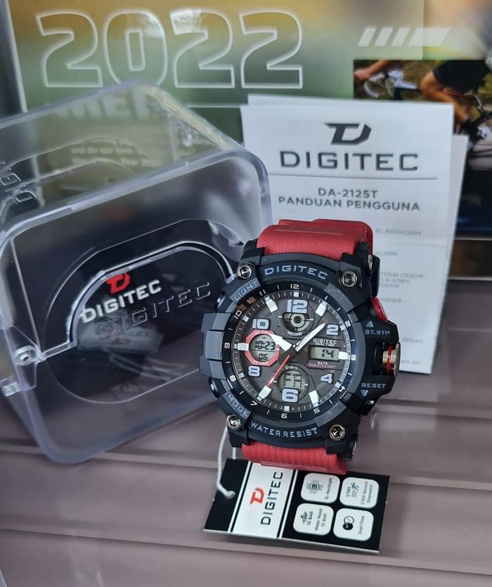 JAM TANGAN UNISEX DIGITEC DA 2125T DA-2125T ORIGINAL