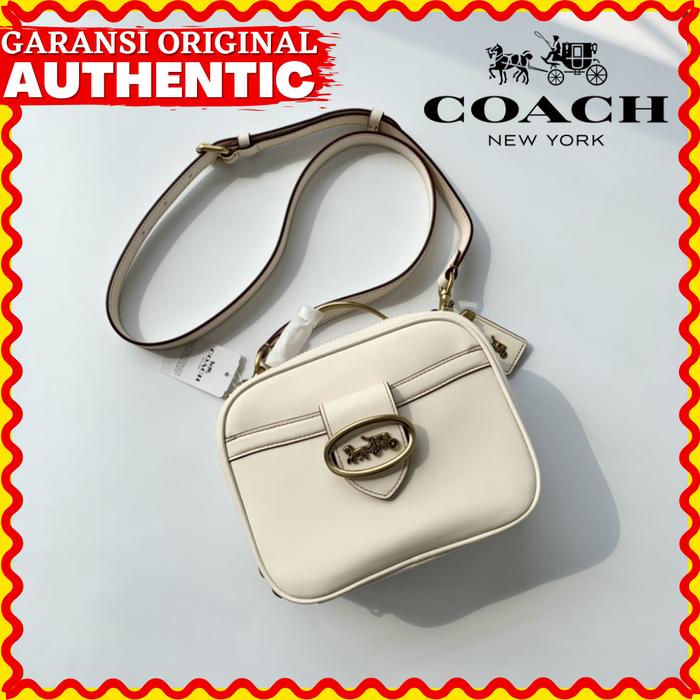 Tas Coach Riley Mini Glovetanned Lunchbox Bag Wanita Original Branded