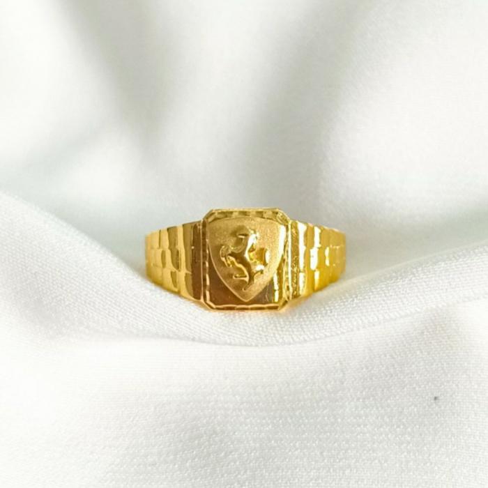Cincin Emas asli cincin pria Jaguar