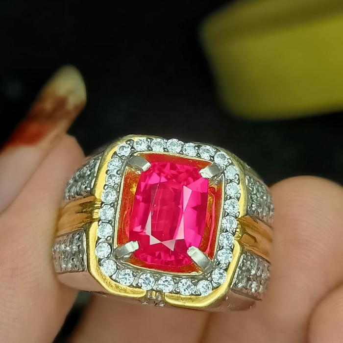 NATURAL RUBY BURMA SERTIFIKAT GRI