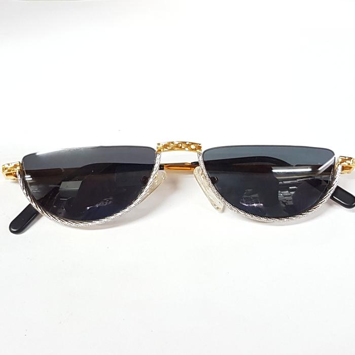 SUNGLASSES TIFFANY T77 23K GOLD PLATED LENSA BLACK ORIGINAL