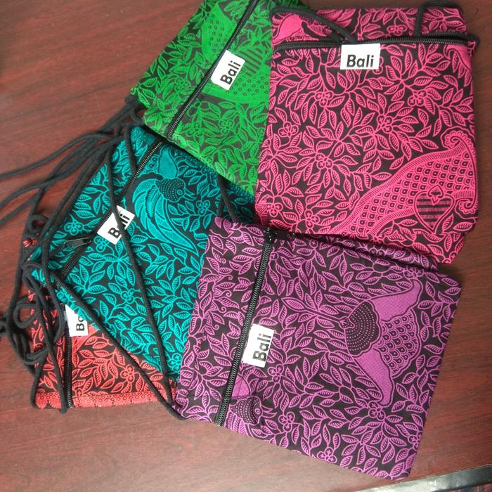 tas kecil bali tenun bali rumbai warna warni souvenir bali