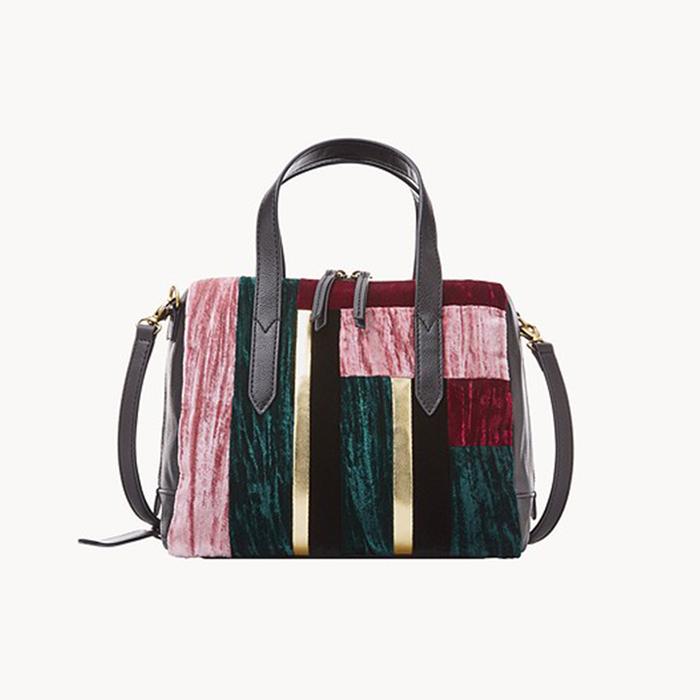 Tas Wanita Branded FSL Sydney Satchel Bag - Black Multi
