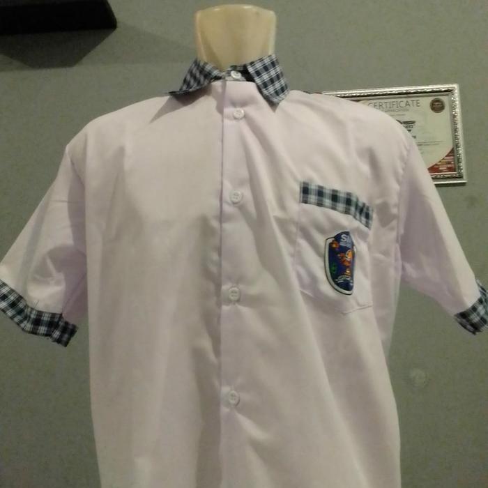 Kemeja Seragam Sekolah Swasta Custom Desain