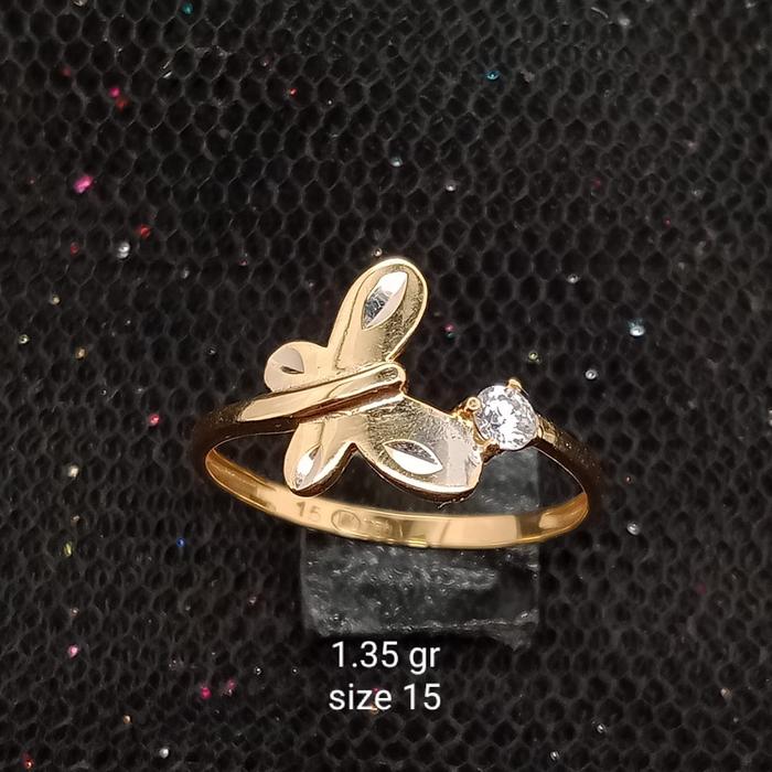 cincin emas 1.35 Gr kadar 750 toko emas gajah online salatiga 975