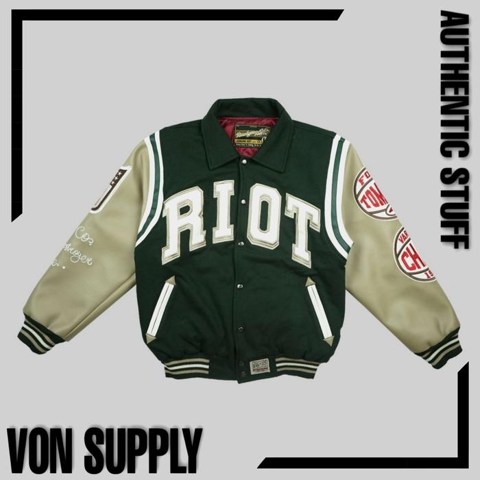 RawType Riot Tomcats 4 Varsity Champ Jacket yellow-claw-dewa-legendary