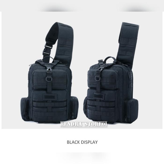 Tas slingbag pria army tactical waterproof import tas mancing #019