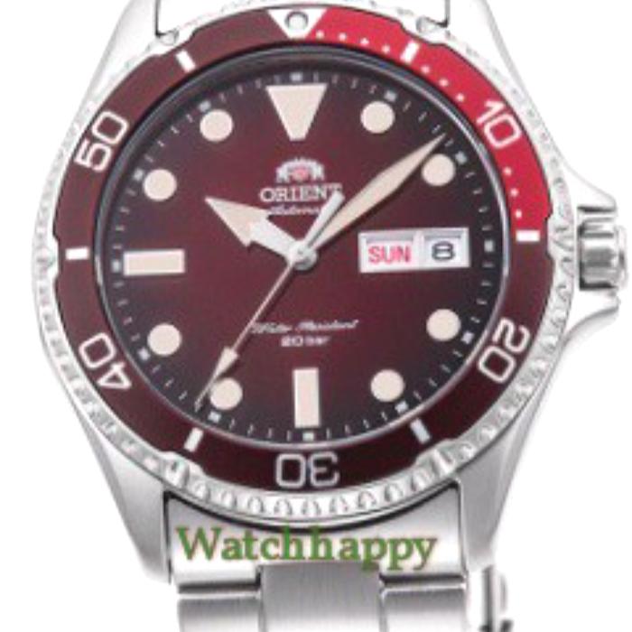 Watchhappy ORIENT ORIGINAL RA-AA0814R19B Mako 3 Kamasu Red RA AA0814R