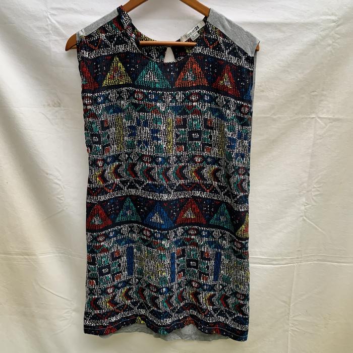 Sleeveless One Piece Top Wanita by Forever 21 Motif Tribal H&M Zara
