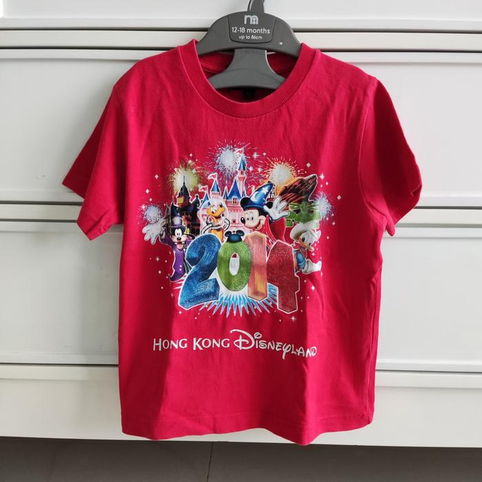 ORIGINAL Hongkong Disneyland Tshirt Kaos Anak XS 4 tahun