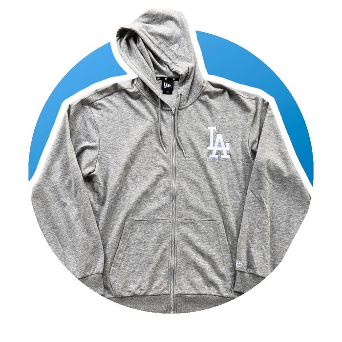 JAKET HOODIE NEW ERA ORIGINAL LA DODGERS MLB