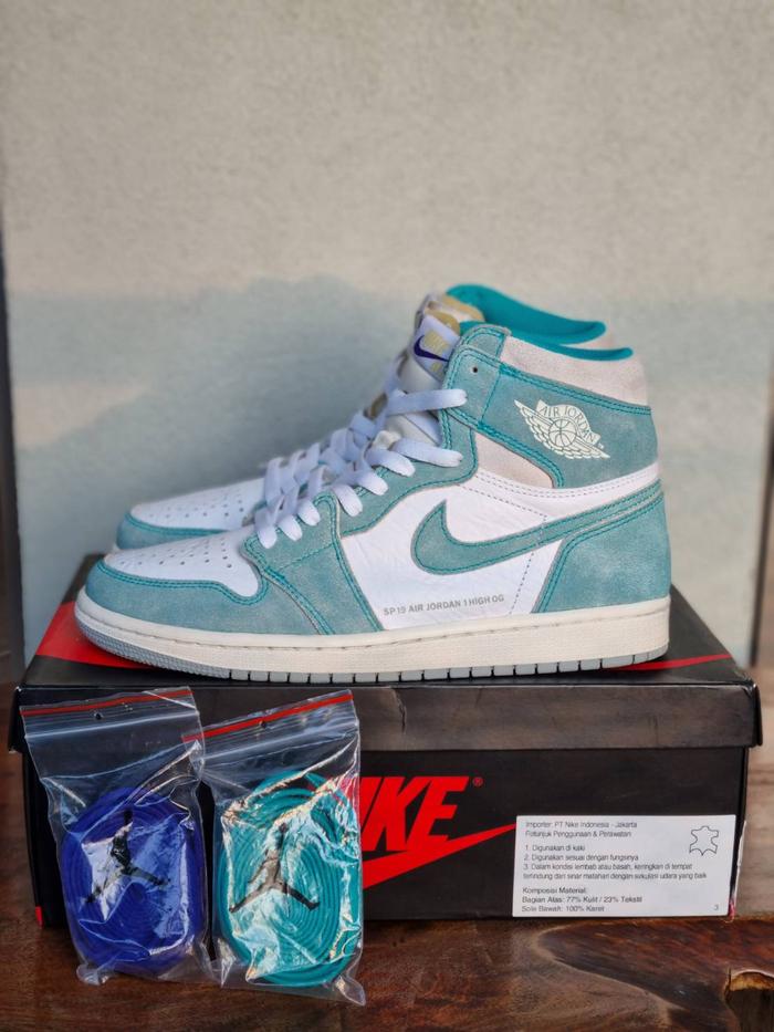 AIR JORDAN 1 HIGH TURBO GREEN SNEAKERS 1000% AUTHENTIC