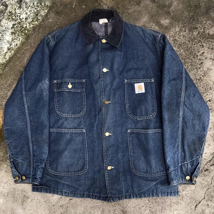 Carhartt Denim Chore Jacket 8LC Vtg