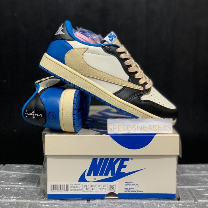 Nke Air Jordan 1 Low x Traviscoot Fragment Perpect Kick BNIB 100%