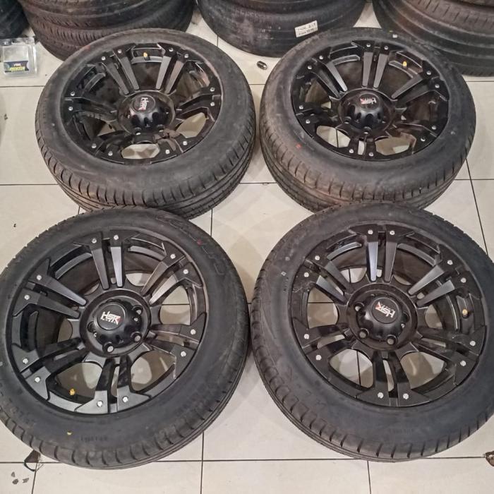Velg Mobil Seken Ring 16 ONAKA HSR R16X8 Lubang 5 ET15 BAN 215 55 R16