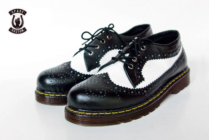 Spade Kustom - Two Tone Wingtip Brogue - Code 011-R