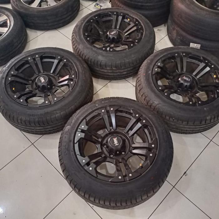 Velg Mobil Bekas Ring 16 ONAKA HSR R16X8 Lubang 5 ET15 BAN 215 55 R16