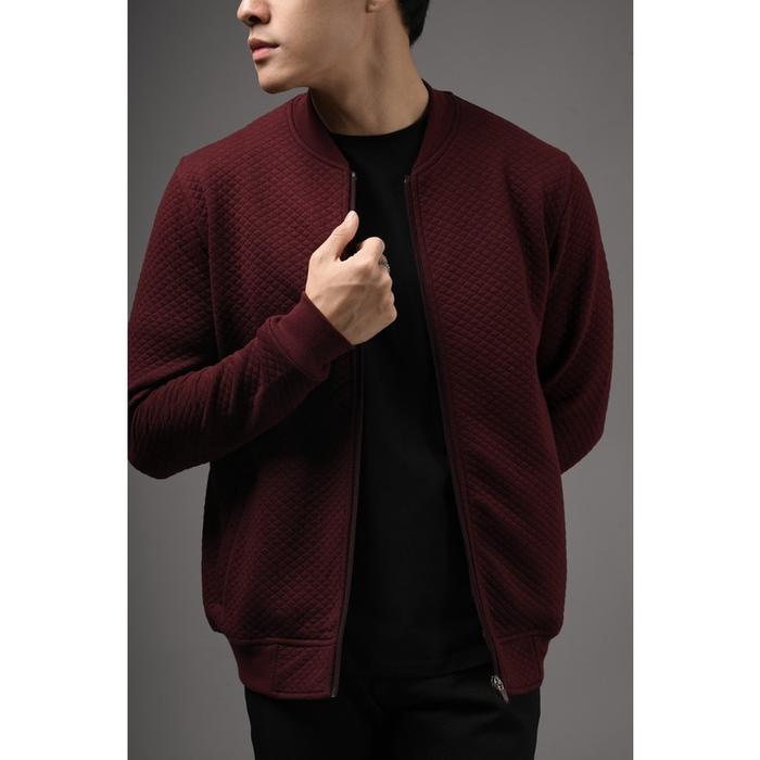 Jaket Comfy Maroon Jaket Bomber Ottoman Jacket Comfy Pria Original
