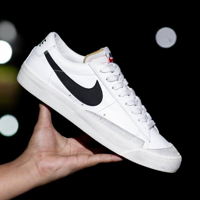 Sepatu Pria Dewasa Nike Blazer Low 77 White Black