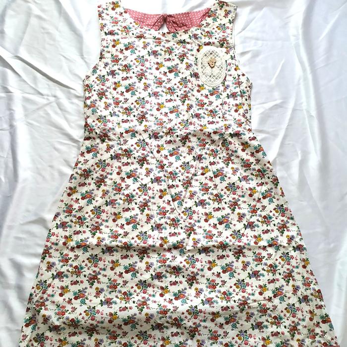 Korean Dress Floral - Preloved