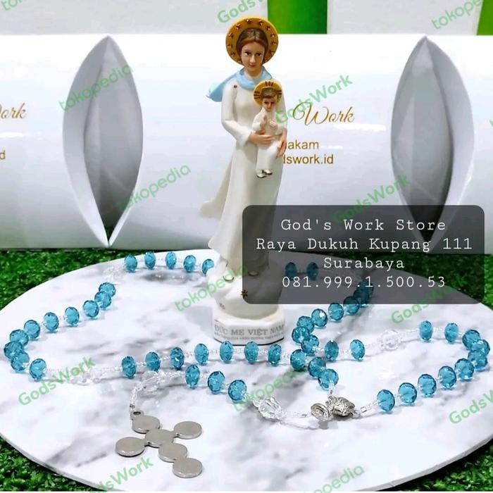 Rosario Kristal Swarovski 8 mm