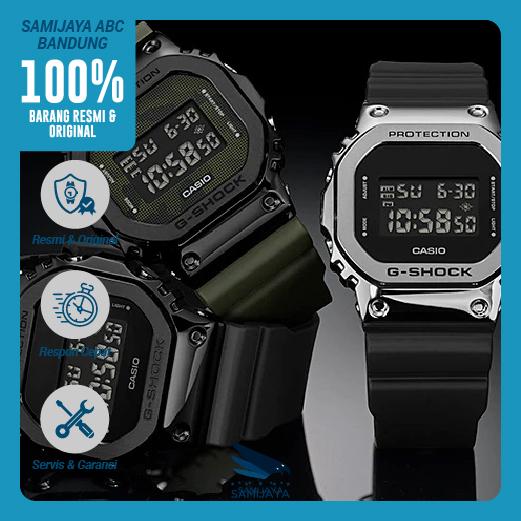 Jam Tangan Pria Digital GShock GM 5600 GM 5600B 3DR 1DR Original Resmi