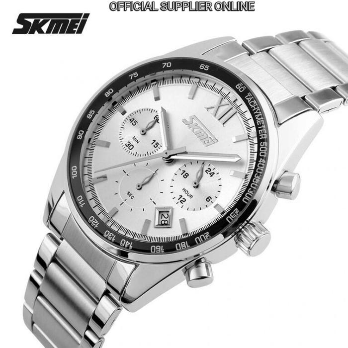JAM TANGAN ANALOG COWOK PRIA SKMEI RANTE ORIGINAL ANTI AIR MURAH KEREN
