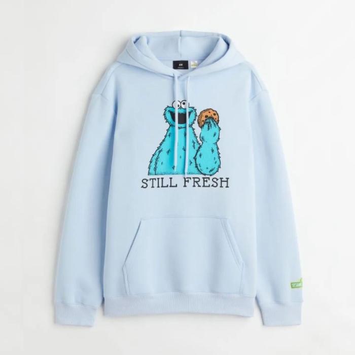 HOODIE H&M SESAME STREET STILL FRESH