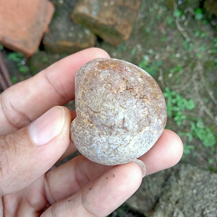 Batu Cimpago Biru Ujung Tanjung ( Bahan Akik - bukan bacan obi )