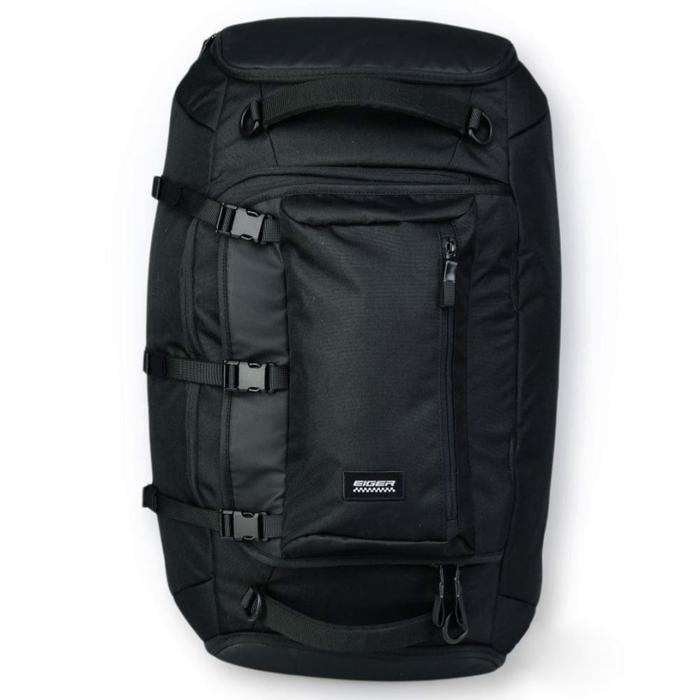 Tas Ransel EIGER RICAMP DUFFLE BAG 1.0 91000 6932 Black Original BDG