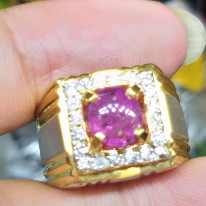 natural purple sapphire Ceylon Srilanka NH