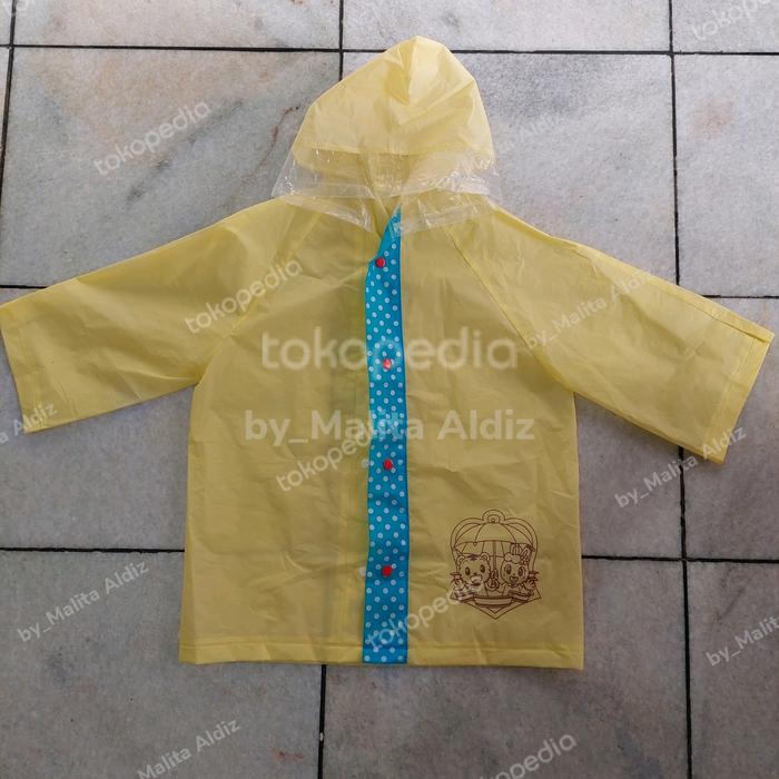 Jas Hujan Shimajiro | Rain Coat Benesse Kodomo Challenge Original Rare
