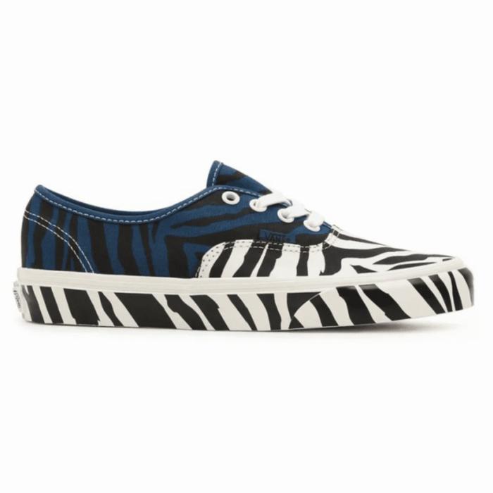 Vans Authentic Animal Blue Zebra