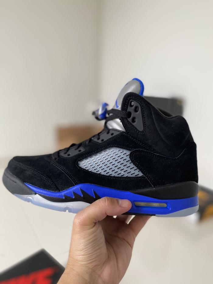 AIR JORDAN 5 BLUE RACER 100% AUTHENTIC SNEAKERS