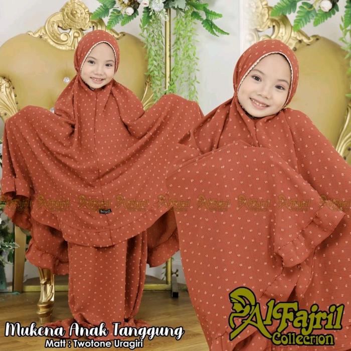 Mukenah Anak Crinkle Uragiri Two Tone