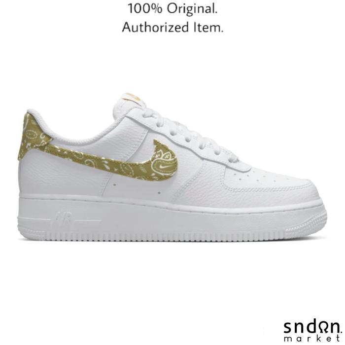 NIKE Air Force 1 '07 Paisley White Olive Green ORIGINAL BNIB WOMENS