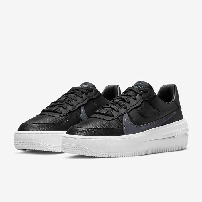 nike airforce 1 platform black white
