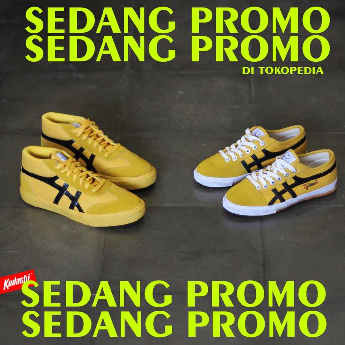 PROMO SEPATU KODACHI KUNING GALAXY VS 8172 BRUCE LEE SERIES