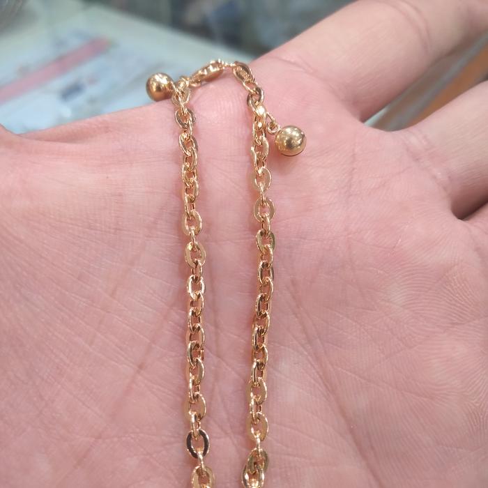 Gelang Tangan rantai emas kuning 700