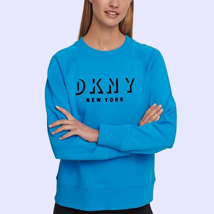 DKNY FLOCKED SPORT SWEATSHIRT