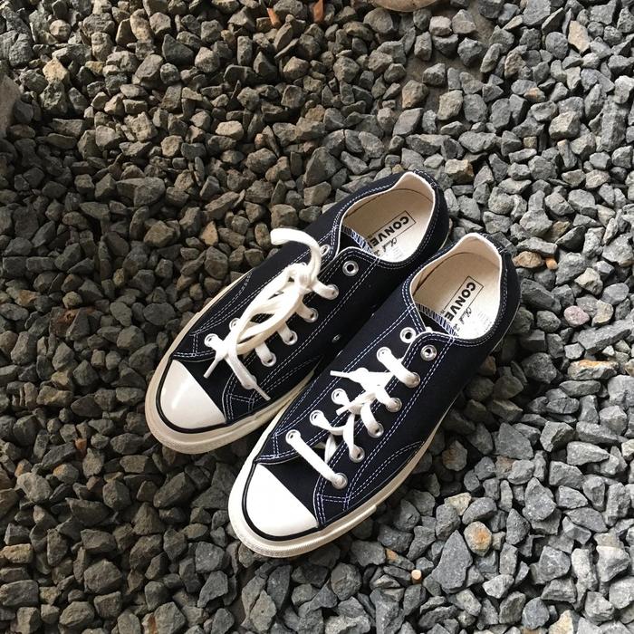 Converse 70s Ox Black White Original Resmi PT Map
